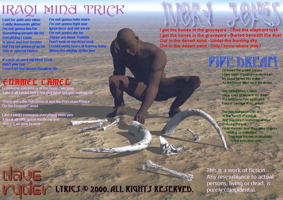 Ivory Jones in the Elephant Graveyard.